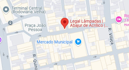 Localização da legal Lâmpadas em São José dos Campos SJC Centro da cidade. perto da rodoviária velha